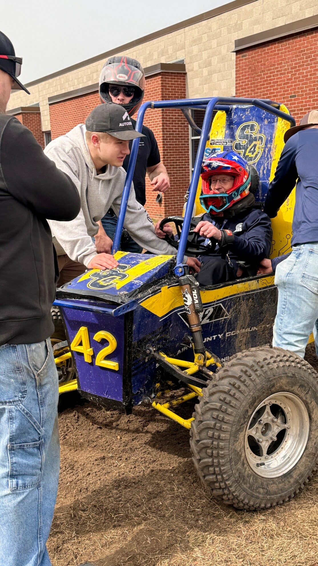 President Kirk Kramer and Baja team